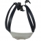 Black PVC football helmet regular chin strap supplier manufacturer