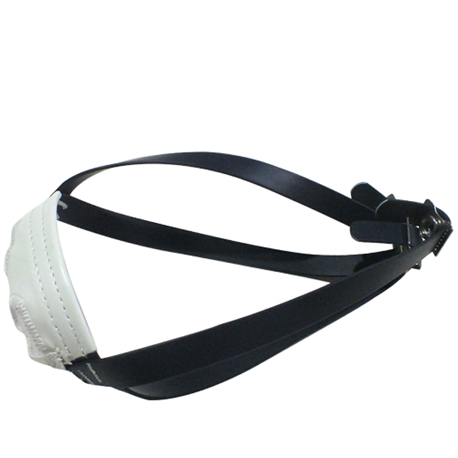black helmet chin straps