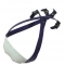 Purple sporting helmet chin straps in PVC adult children size