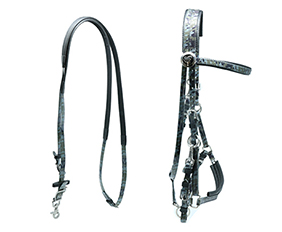 camouflage PVC horse trail bridle with rein factory manufacturer