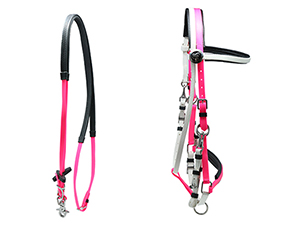 pink Waterproof durable marathon PVChalter bridles