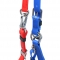 blue and red mixed PVC waterproof endurance bridle