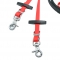 horse supplies PVC bridle halters with brass buckle red and black