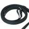 waterproof black PVC coated nylon horse riding reins