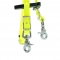 yellow anti-slip rubber grip horse rein made from PVC-nylon