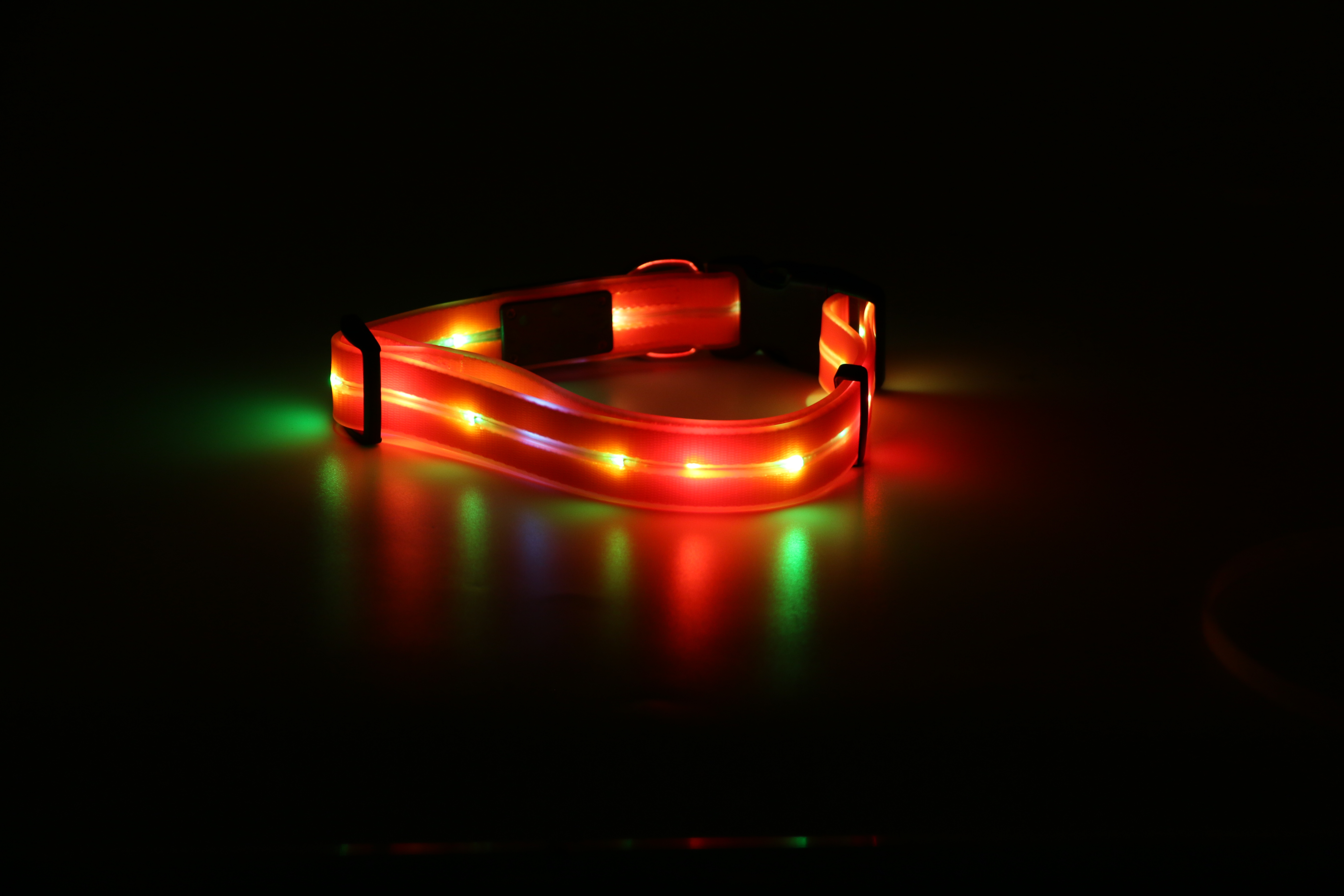 High grade glowing in dark dog collars