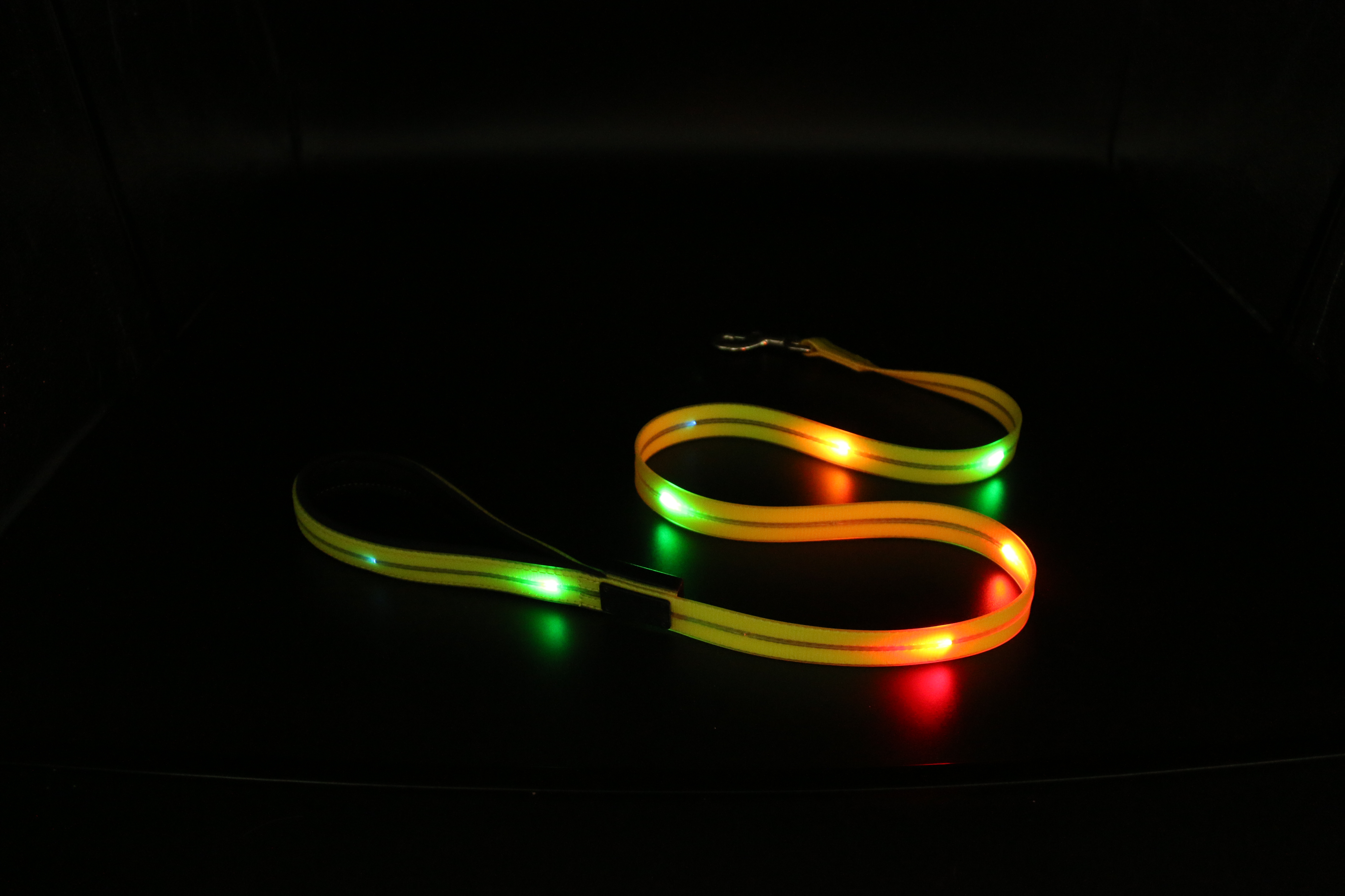 Easy Walk Coated Webbing Led Dog Leash